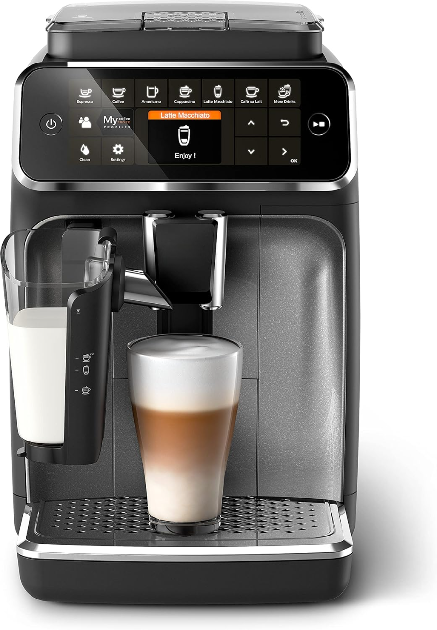 Automatische Espressomaschine – 8 Kaffeespezialitäten mit integriertem Milchaufschäumer